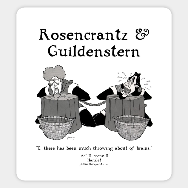 ROSENCRANTZ & GUILDENSTERN Sticker by MattGourley